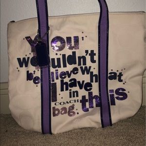 NWOT Coach “Poppy” Tote